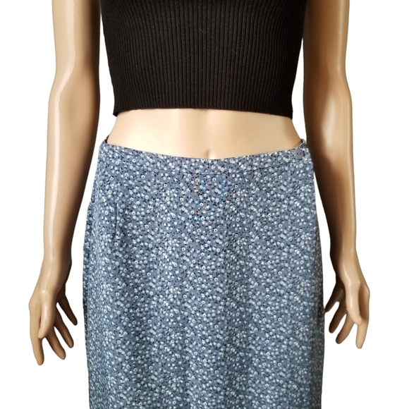 Vintage Smart Set Floral Wrap Skirt - Picture 3 of 10